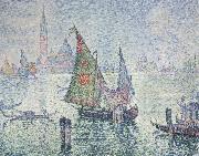 Paul Signac green sail oil painting picture wholesale